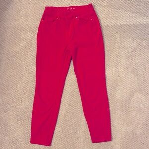 White House Black Market The Skinny Crop Pant, hot pink, size 2